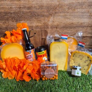 Oranje plank (met Trots op Oranje bier)