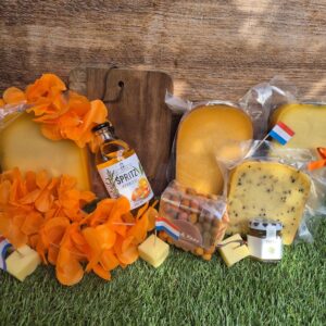 Oranje plank (met alcholvrije Spritz van Sr. James)